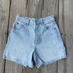 Zara High Rise Denim Shorts